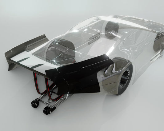 Bittydesign ZL21 Pro Drag Racing Wing Set (Clear)