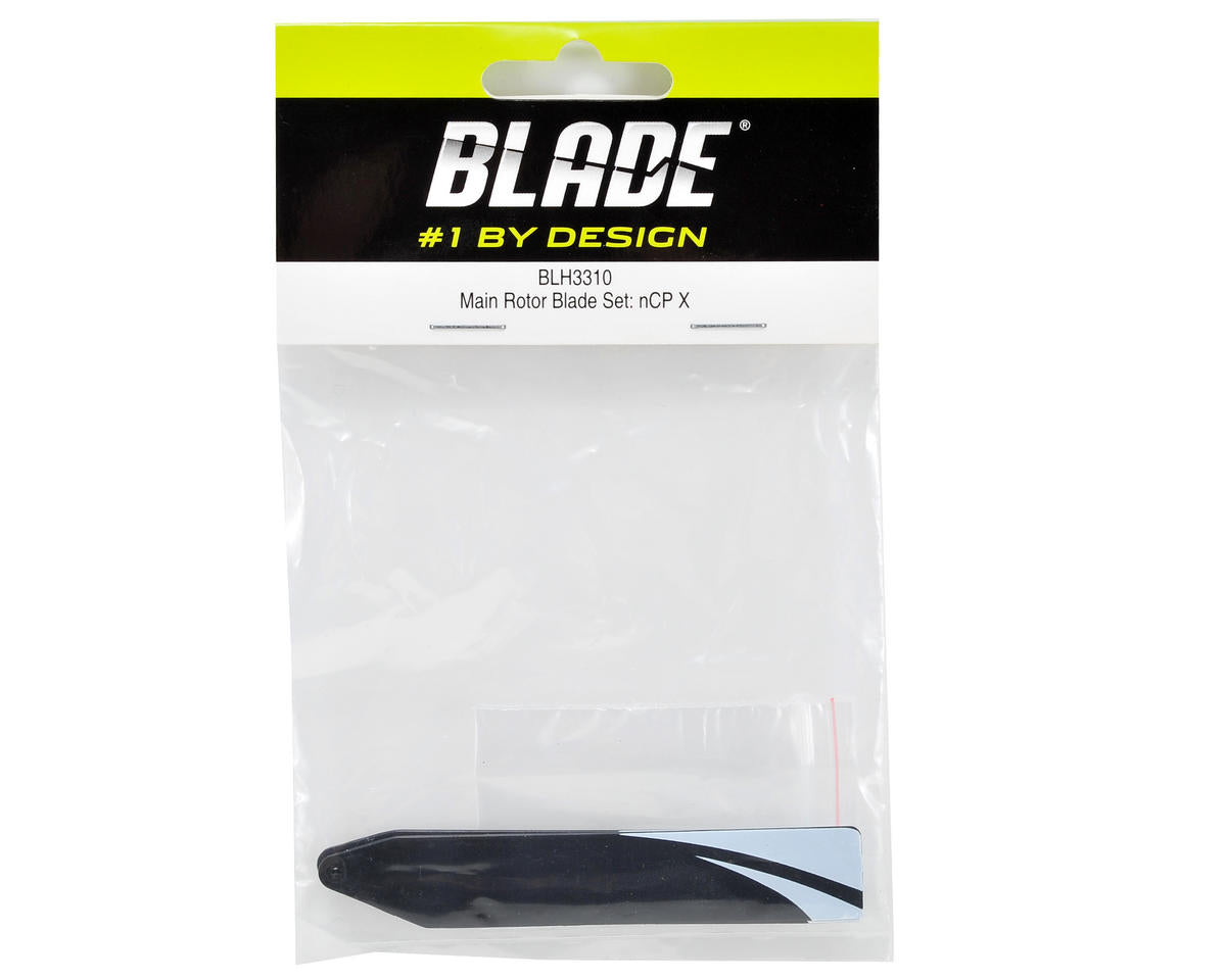 Blade Main Rotor Blade Set (Black) (Nano CP X)
