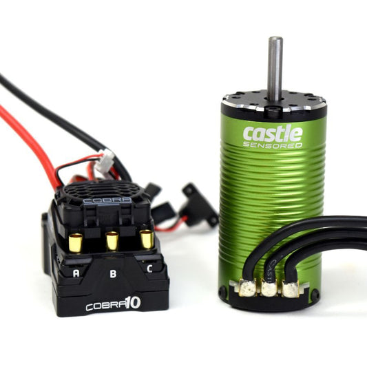 Cobra 10, 6S Max, 25.2V Max, 8A Peak BEC, w/1415-2400KV 5mm Sensored Motor