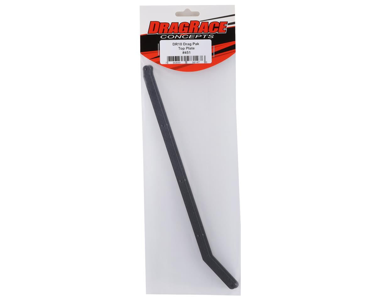 DR10 Drag Pak 2.5mm Carbon Fiber Top Plate