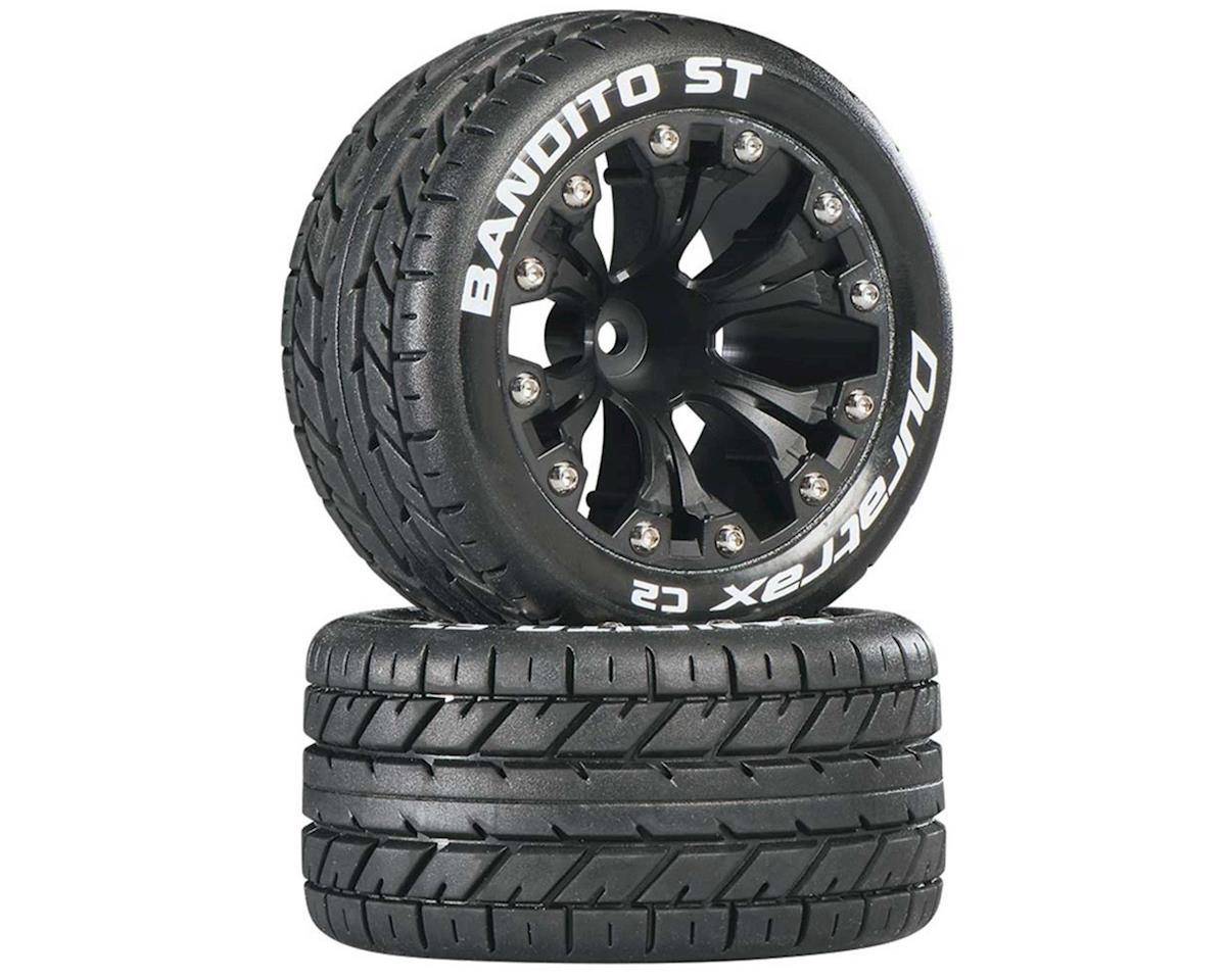 Bandito ST 2.8" Mounted Rear Truck Tires (Black) (2) (1/2 Offset) w/12mm Hex
