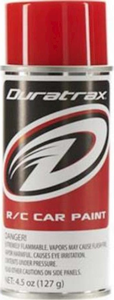DuraTrax Polycarb Spray, Bright Red, 4.5 oz