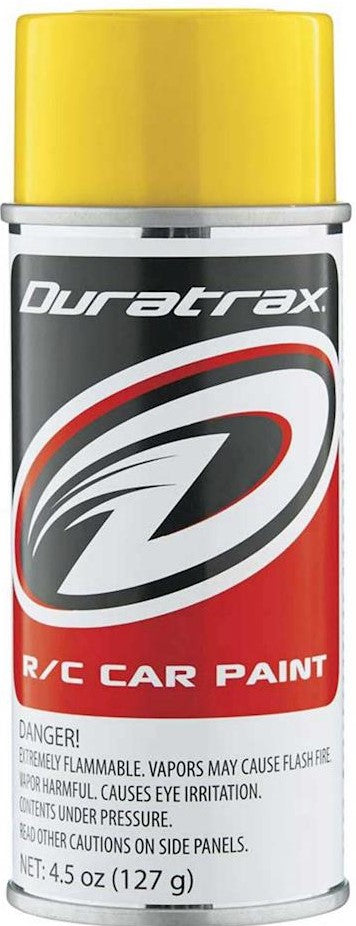 DuraTrax Polycarb Spray, Candy Yellow, 4.5oz