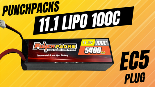Punchpacks 5400mAh 11.1V EC5 100C 3S