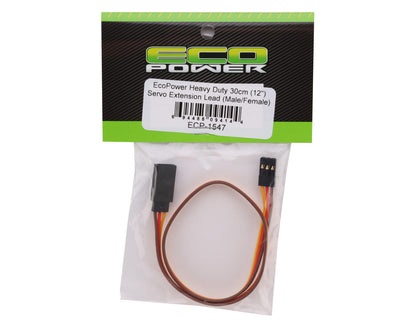 Heavy Duty 30cm Servo Extension Lead (Male/Female) (12")