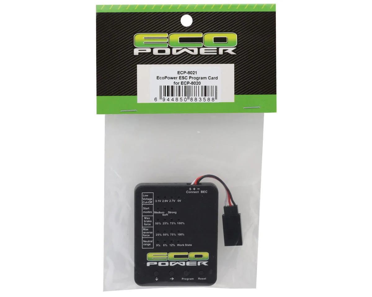 ESC Program Card for ECP-8020