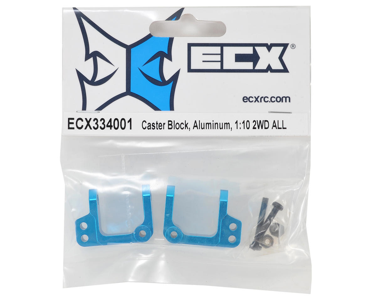 ECX Aluminum Caster Block Set (Blue)