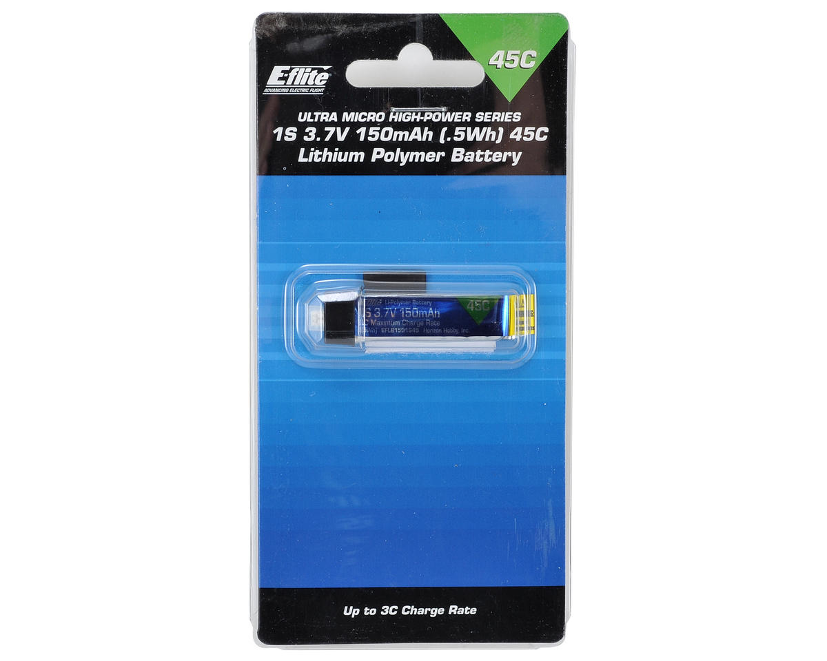 E-flite 1S LiPo Battery 45C (3.7V/150mAh)
