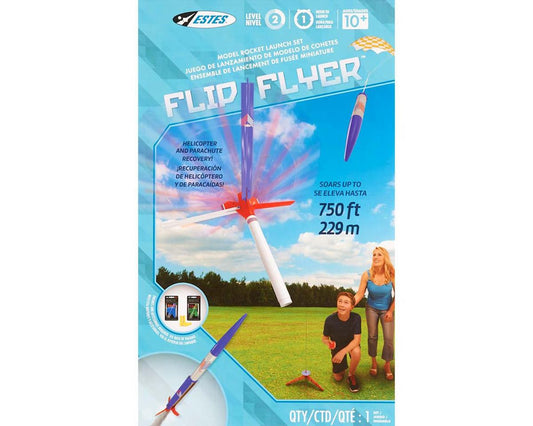 Estes Flip Flyer Model Rocket Launch Set E2X