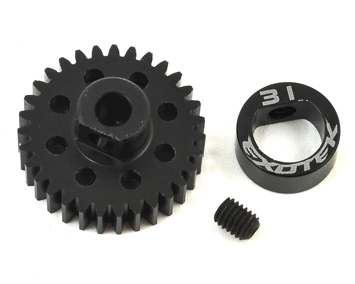 48P POM Pinion Gear w/Alloy Collar (3.17mm Bore) (31T)