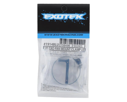 1/8 V2 E-Buggy Clamp On Fan Mount (Blue)