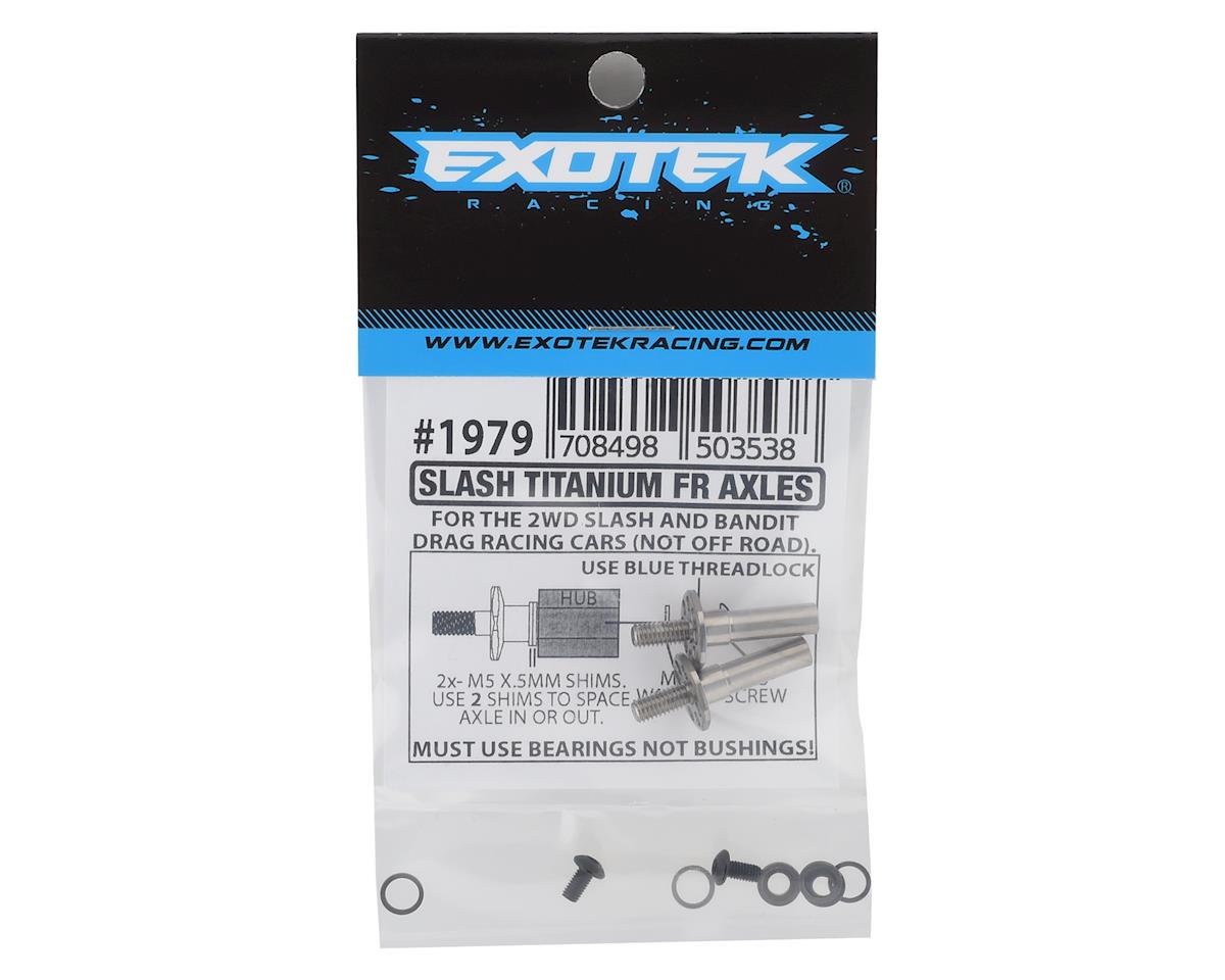 Slash/Bandit Titanium Drag Racing Front Axles (2)