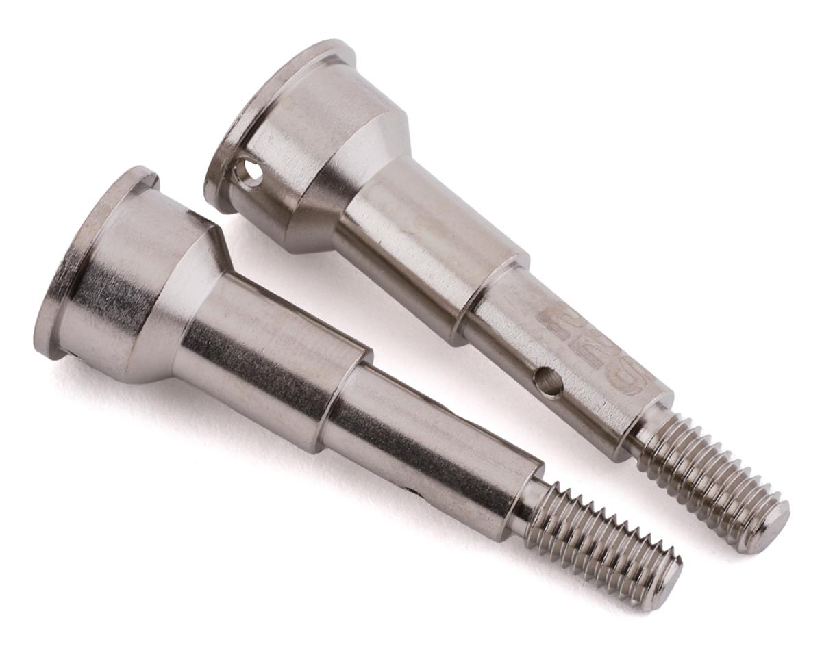 22S Drag Titanium Lightweight Rear CVA Axles (2) (Drag Racing Only ...