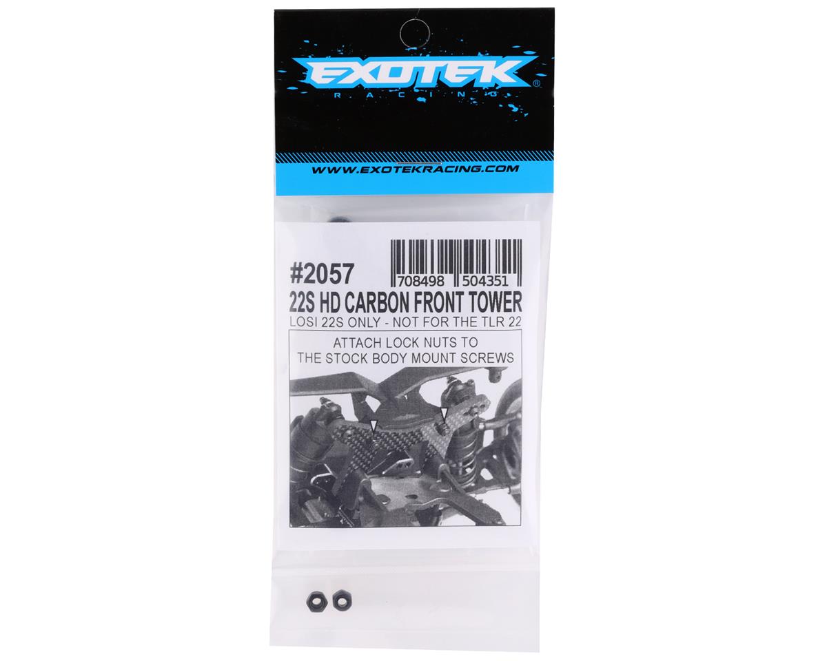 TLR 22S Drag 4mm Carbon Front Tower