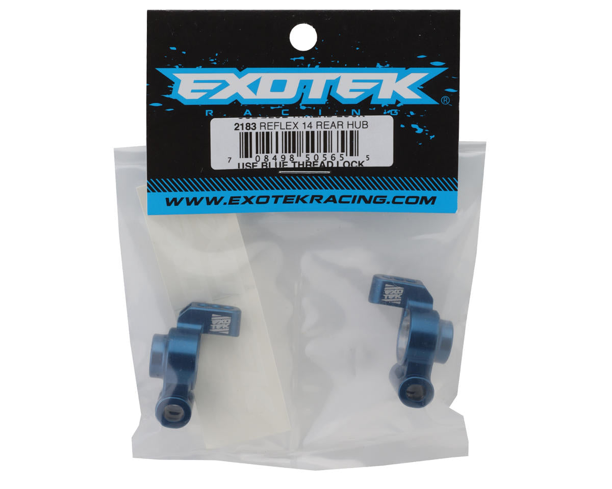 Reflex 14 Aluminum HD Rear Hub Set (Blue)