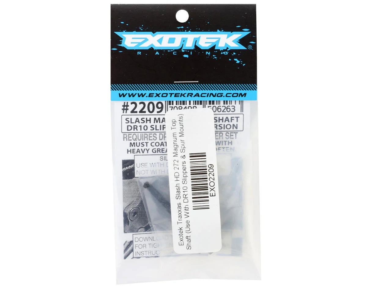Exotek Traxxas Slash HD Steel 272 Magnum Top Shaft (Use With DR10 Slippers & Spur Mounts)