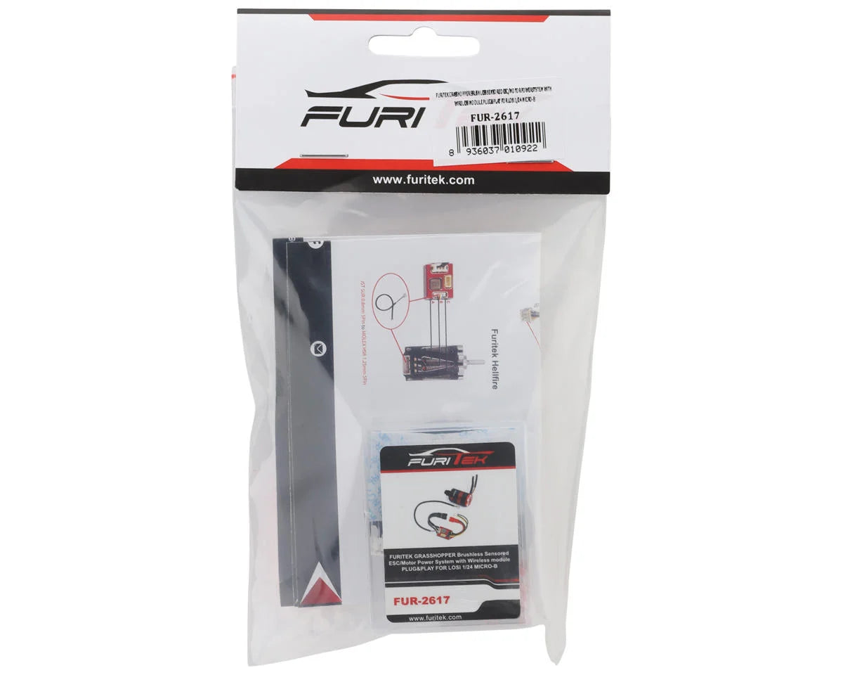 Micro-B Grasshopper Brushless Sensored ESC & Motor Power System Combo