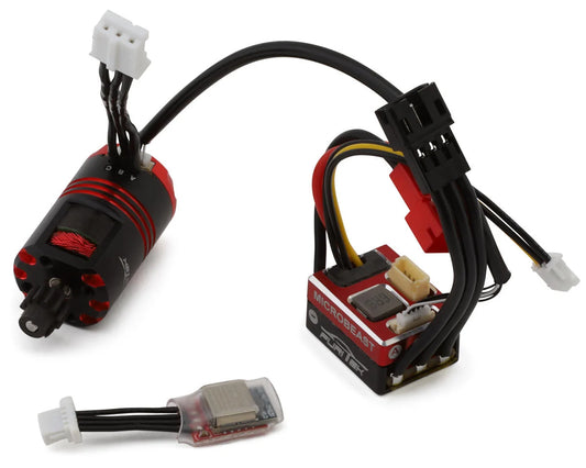 Micro-B Grasshopper Brushless Sensored ESC & Motor Power System Combo