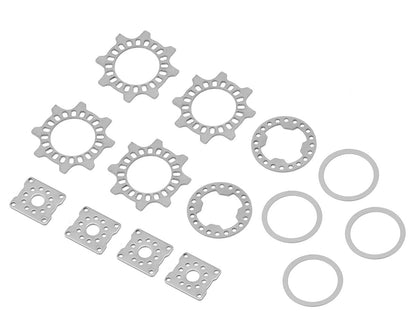 Fonzon Arrma 6S 7075-T6 Aluminum Assembled Front/Rear Differential & Pinion Set w/Steel Gear (43T/12T) (Speed & Torque Ratio)