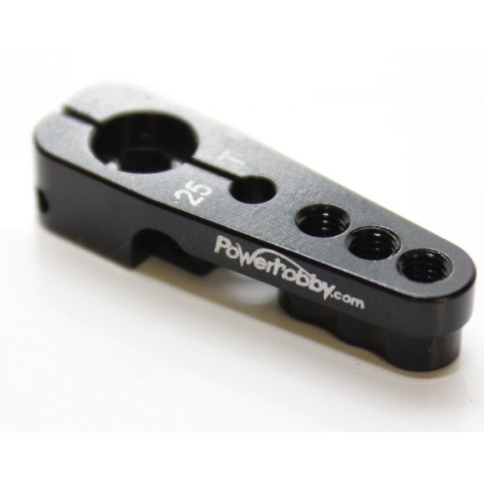PowerHobby Wraith SCX10 AX10 XR10 Score Bomber Aluminum Servo Horn 25T Black