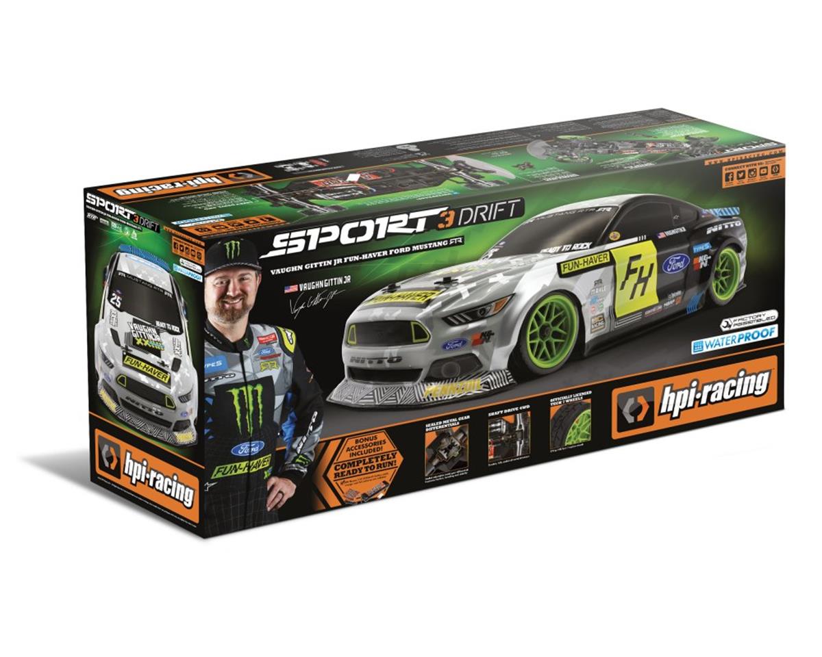 Sport 3 Drift VGJR "Fun Haver" Ford Mustang 1/10 RTR 4WD Drift Car (V2) w/2.4GHz Radio, 7.2V Battery & Charger