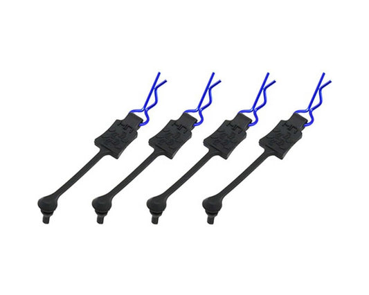 1/10 Body Clip Retainers (Blue) (4)