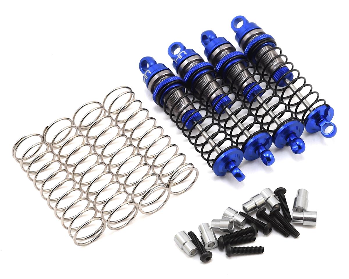 Hot Racing Threaded Aluminum Shocks for Traxxas 1/16 (Blue)