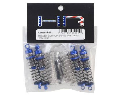 Hot Racing Threaded Aluminum Shocks for Traxxas 1/16 (Blue)