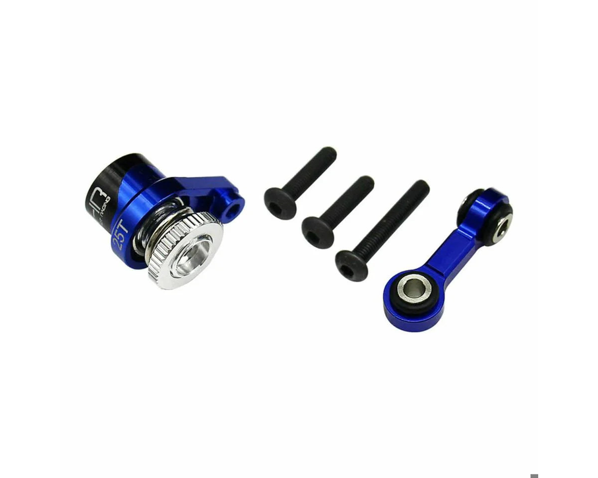 Aluminum Servo Saver for Traxxas® Mini Maxx® (Blue) (25T)