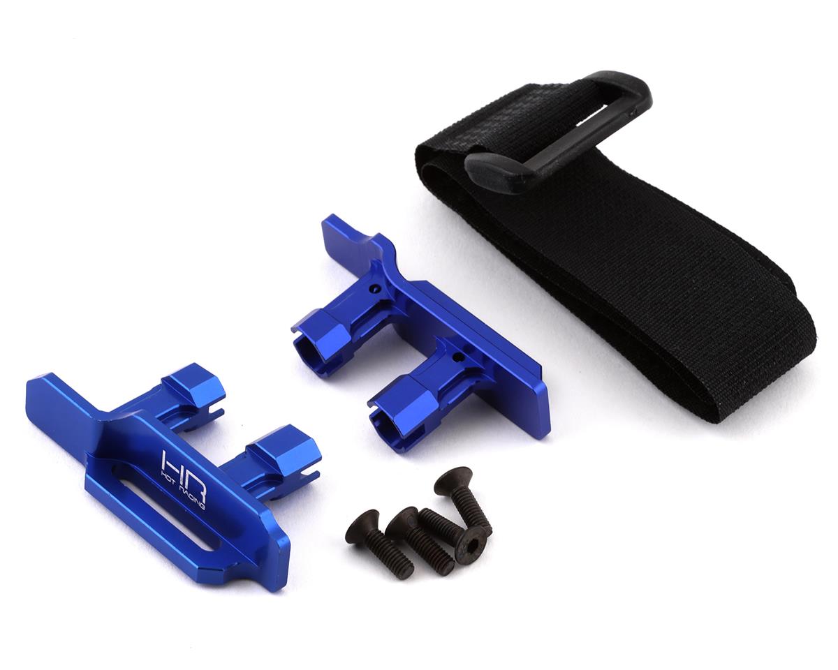 Tall Battery Hold-Downs for Traxxas Maxx (Blue)