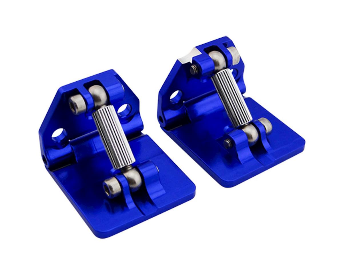 Traxxas Spartan Aluminum Adjustable Trim Tab Set (Blue)