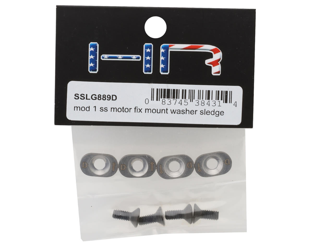 Stainless Steel Motor Locking Washers for Traxxas Sledge (1.0 Mod 13/52)