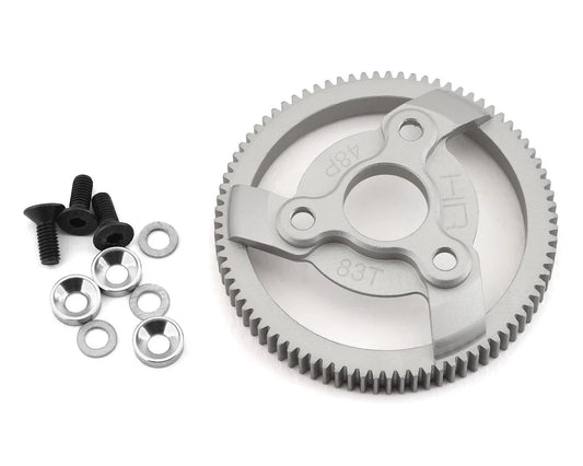 48P Hard Anodized Aluminum Spur Gear for Traxxas 2WD (83T)