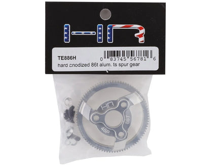 48P Hard Anodized Aluminum Spur Gear for Traxxas 2WD (86T)