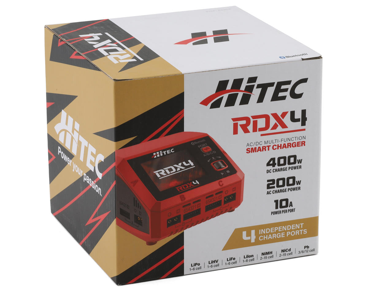 RDX4 Quad Smart LiPo Battery Balance Charger (6S/10A/AC-200W/DC-400W)