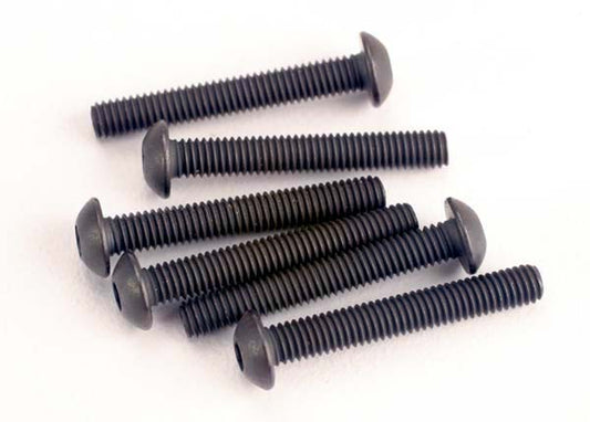 TRAXXAS SCREWS BUTTON-HEAD 3X20MM HEX