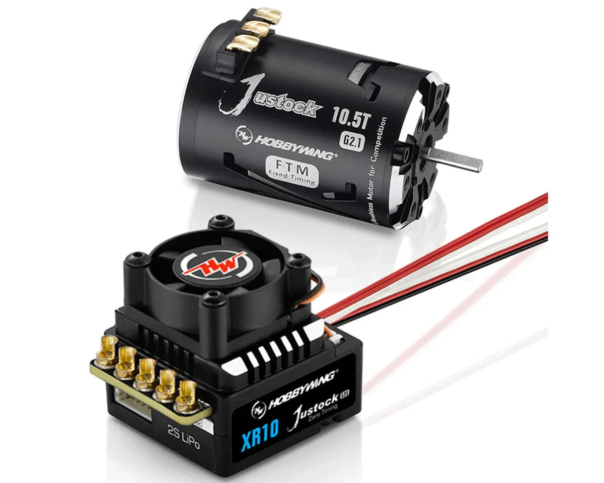 13.5 T XR10 Justock G3S Sensored Brushless ESC/SD G2.1 Motor Combo