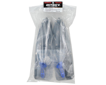 2wd Front Sled Ski Conversion Set (Blue) for Traxxas