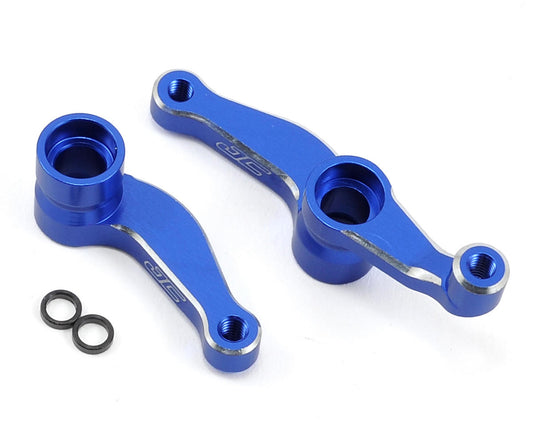 Aluminum Steering Bell Crank Set (Blue)