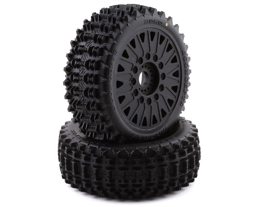 Magma Pre-Mounted 1/8 Buggy Tires w/Cheetah Wheel (Black) (2) (Yellow)