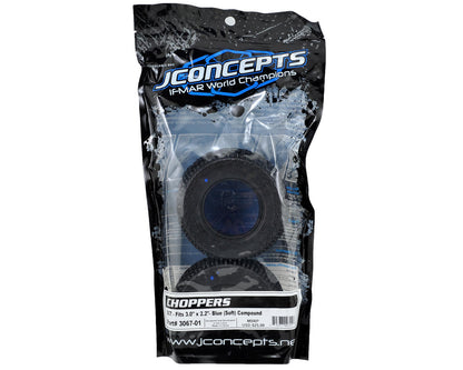 Choppers Short Course Tires (2) (Blue)