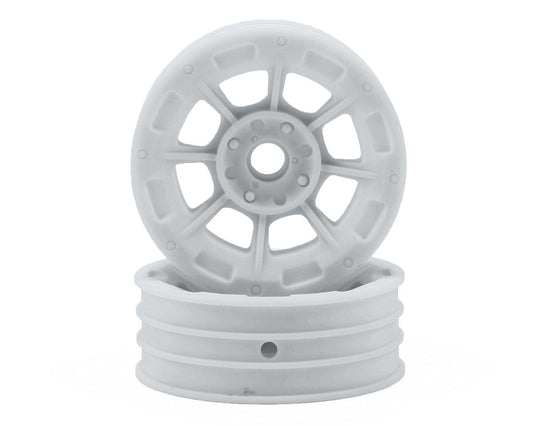 Hazard 1.9" RC10 Front Wheel (White) (2)