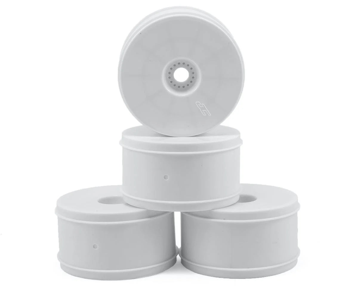 JConcepts Bullet 4.0" Standard Offset 1/8 Truck Wheels (White) (4)