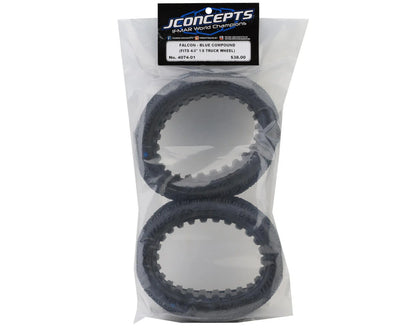 Falcon 4.0" 1/8 Off-Road Truggy Tires (2) (Blue)