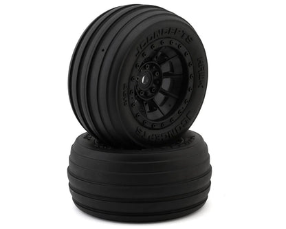 Hawk Pre-Mounted Sand Front Truck Tires w/Hazard Wheel (Platinum) (Black) (2)