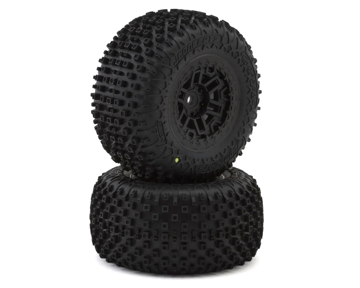 Pre-Mounted Tires for Traxxas® Mini XRT™ (2) (Yellow) w/12mm Hex