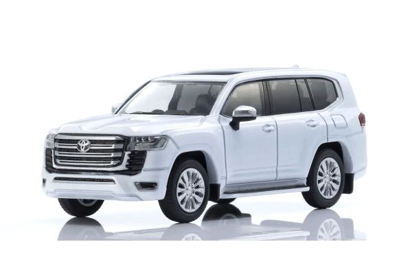 KYOSHO MINI CAR & BOOK No.14 TOYOTA LAND CRUISER WHITE K07118W