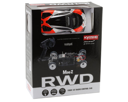 MINI-Z 1/28 McLaren Senna GTR  RWD RTR, White/Red