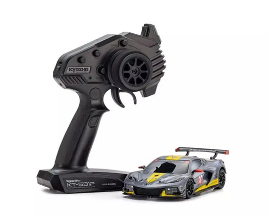 MR-04 RWD Mini-Z Readyset w/Chevrolet Corvette C8.R Body (Gunmetal) w/KT-531P 2.4GHz Radio