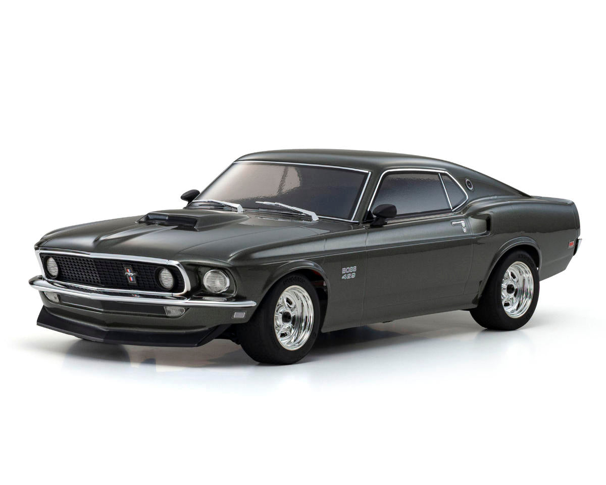 Mk2 1969 Ford Mustang Boss 429 Electric 4WD 1/10 RTR Touring Car (Black Jade) w/Syncro KT-231P 2.4GHz Radio